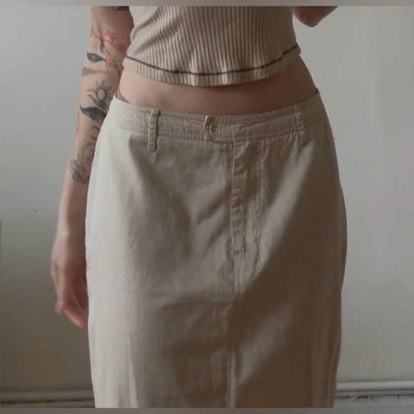 Vintage Maxi Cargo Skirt - Jamais Sans Toi ( small- medium) - Picture 2 of 7